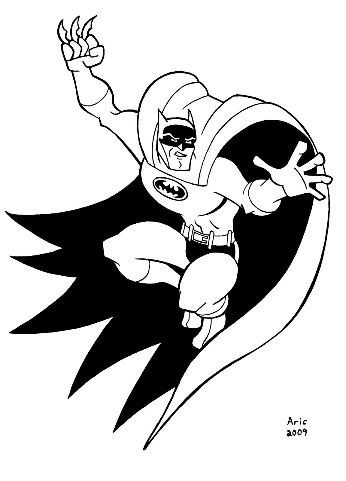Batman logo coloring pages for kids