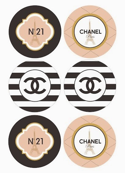 Chanel free printable party kit