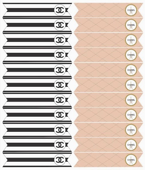 Chanel free printable party kit