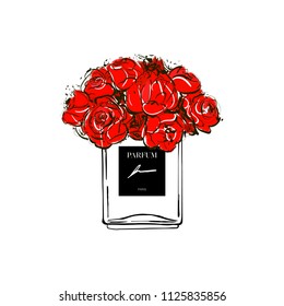 Chanel perfume vector art graphics
