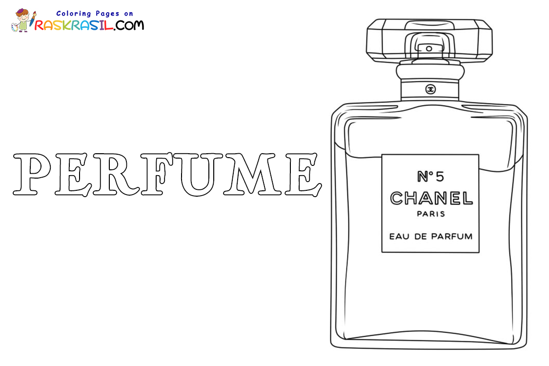 Dibujos de perfume para colorear