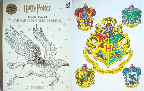 Harry potter poster colouring book â a review colouring in the midst of madness