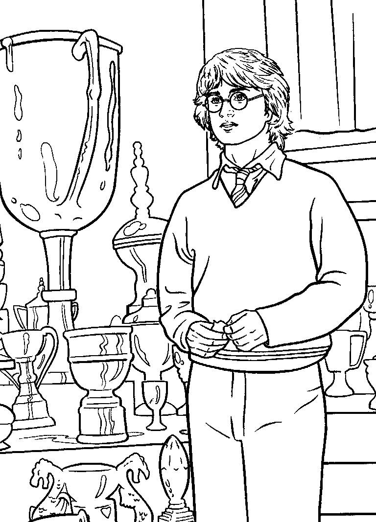 Free printable harry potter coloring pages for kids