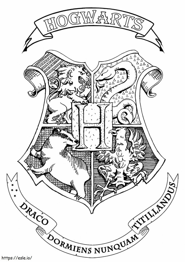 Harry potter coloring pages