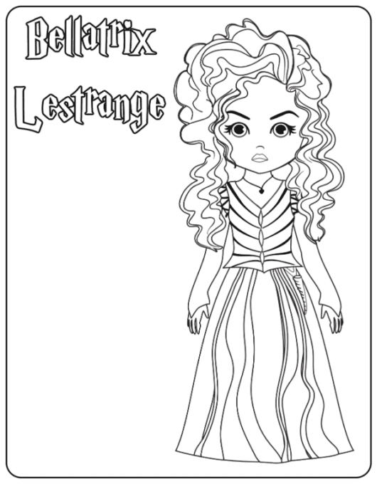 Harry potter printable coloring pages for kids