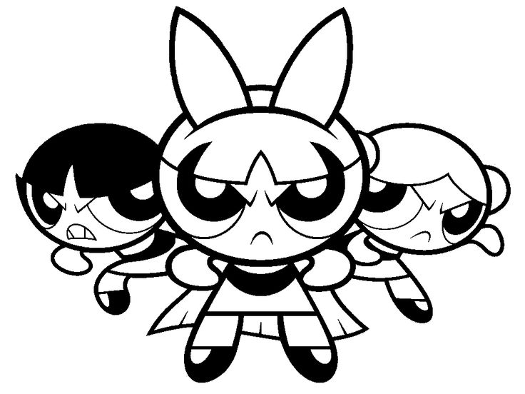 Powerpuff girls coloring page powerpuff käzlarä boyama sayfalarä ãizimler