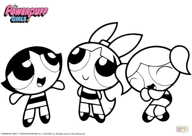 Best photo of powerpuff girls coloring pages