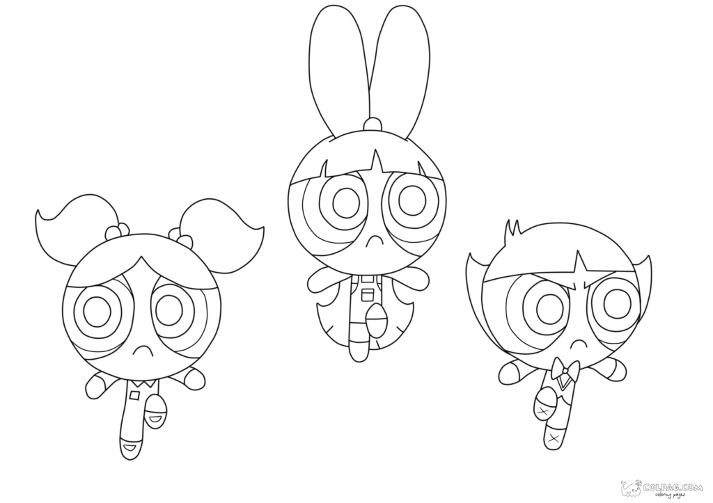 Powerpuff girls coloring pages