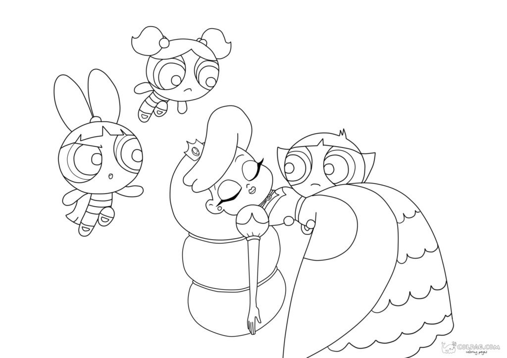 Powerpuff girls coloring pages