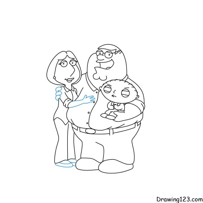 Family guy drawing tutorial