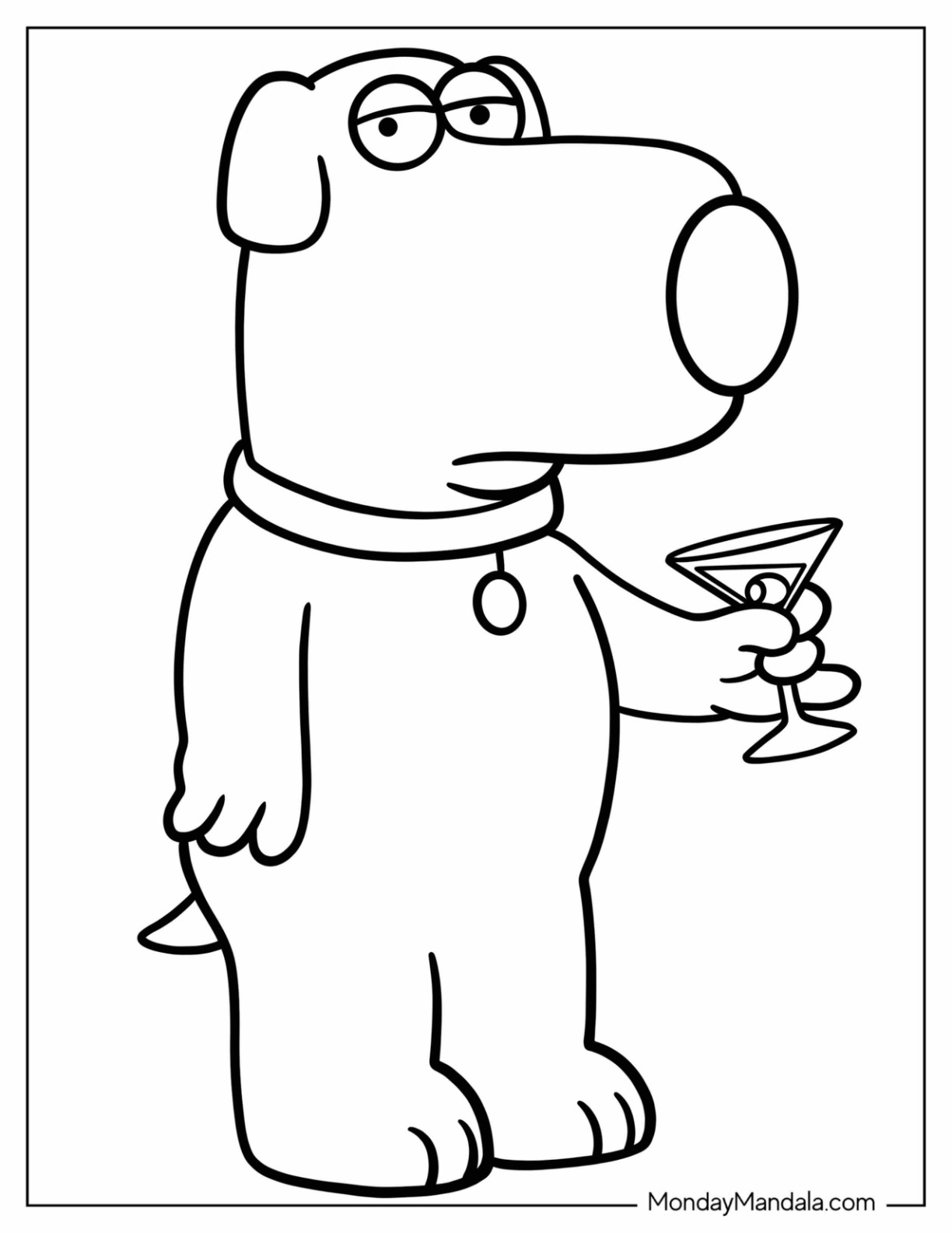 Family guy coloring pages free pdf printables