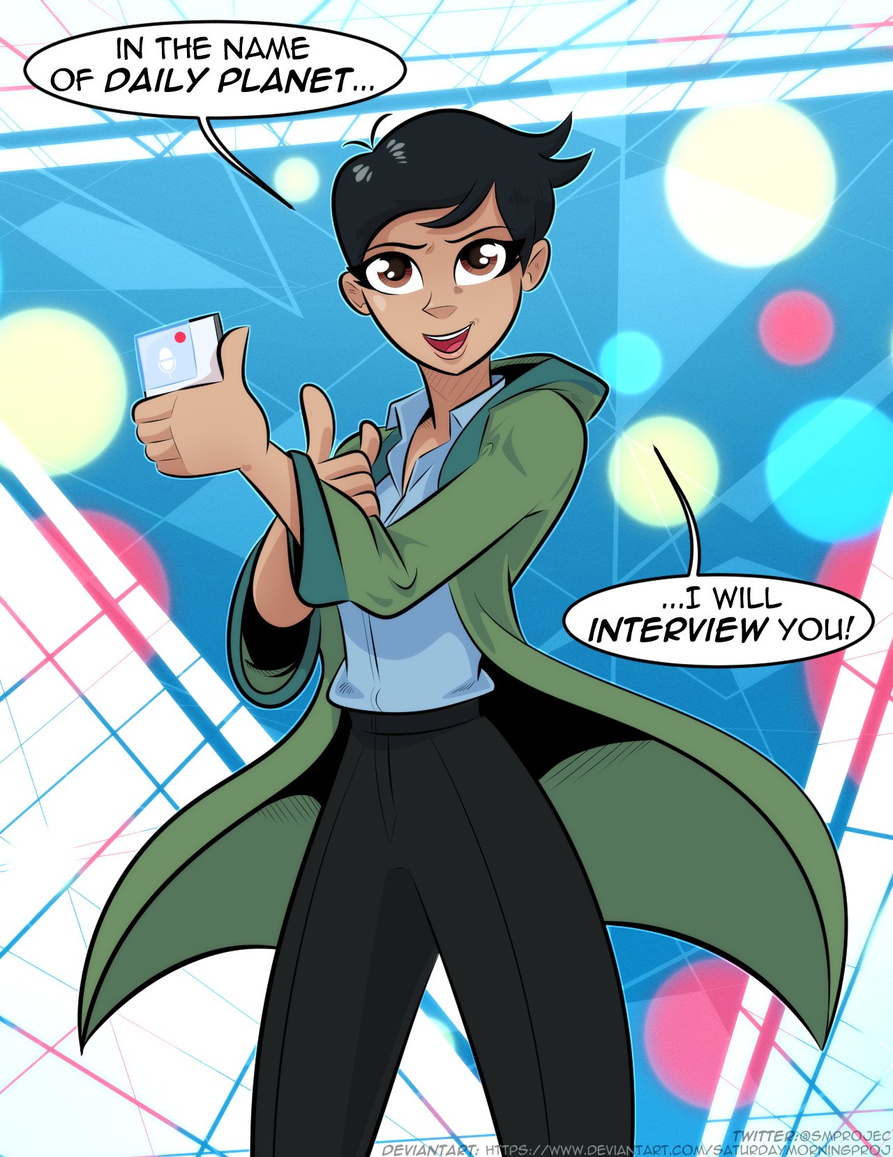 She needs to work on her journalist skills but cant say she aint tryin p have a nice day lois lane my adventures with superman know your meme