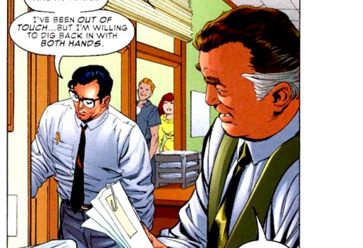 Clark kent leav the daily planet and go to the web the strength of architecture from