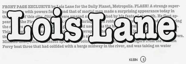 Pulled from my files lois lane logos