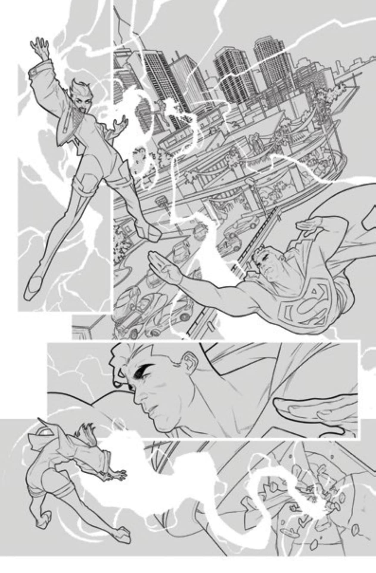 Jamal campbells work in progress for superman