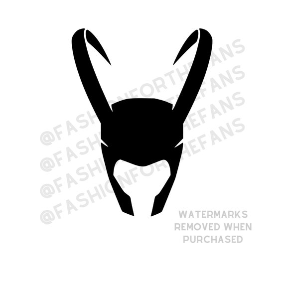 Loki helmet bundle digital download png svg file