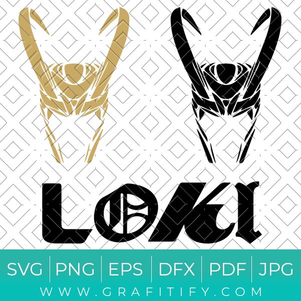 Loki helmet svg loki helmet svg cut file loki helmet svg great for sublimation or cricut or stickers grafitify loki helmet loki silhouette cutting files