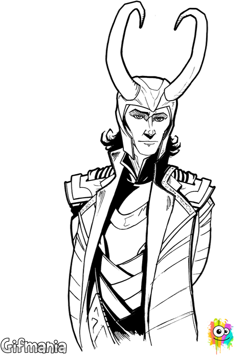 Coloring page of loki laufeyson loki laufeyson is as its loki laufeyson loki coloring pages