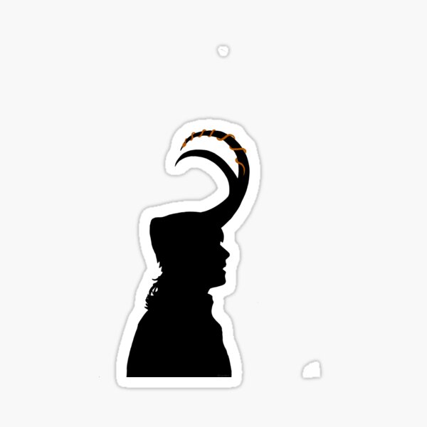 Loki silhouette with snake art board print for sale by isaartthing