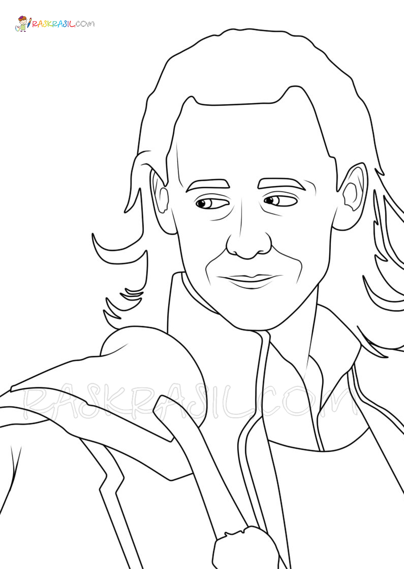 Loki coloring pages new pictures free printable marvel character