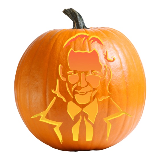 Loki pumpkin carving stencil