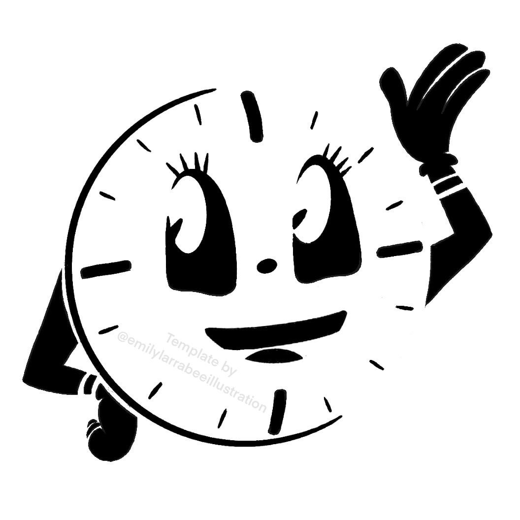Marvel loki miss minutes clock free pumpkin stencil