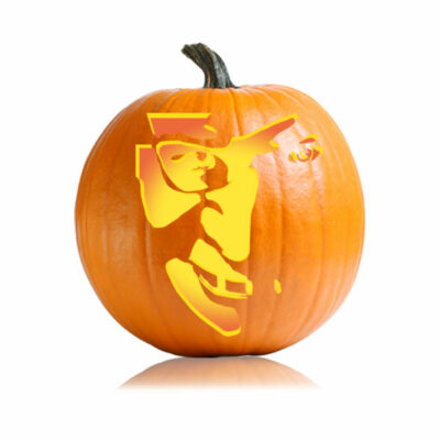 Loki pumpkin carving stencil
