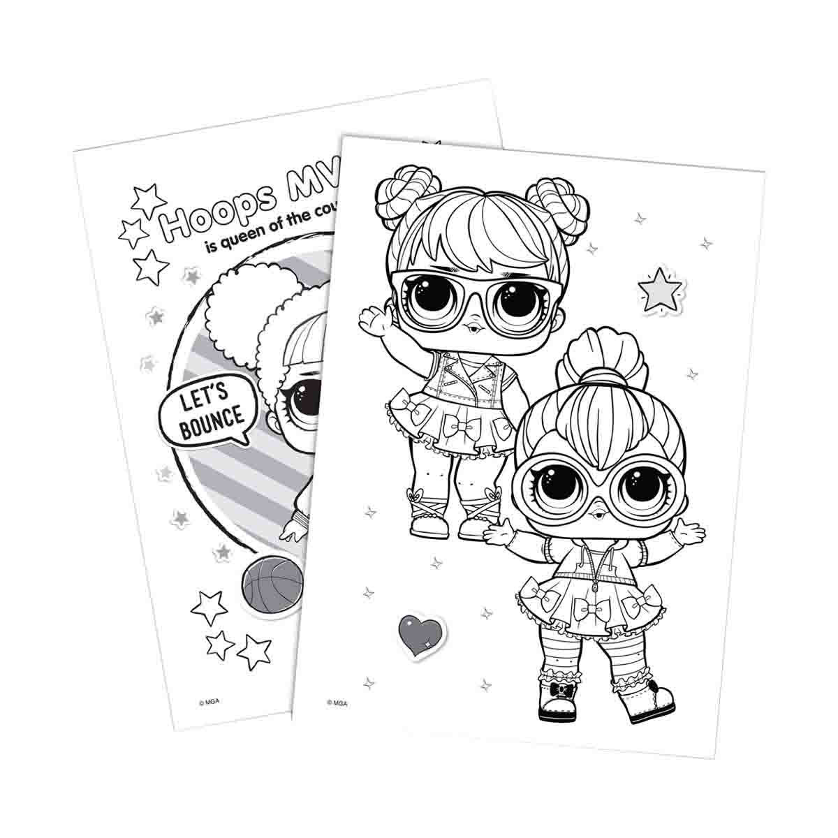 Lol surprise jumbo coloring and activity book