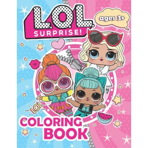 Lãl surprise dolls coloring book coloring pages to