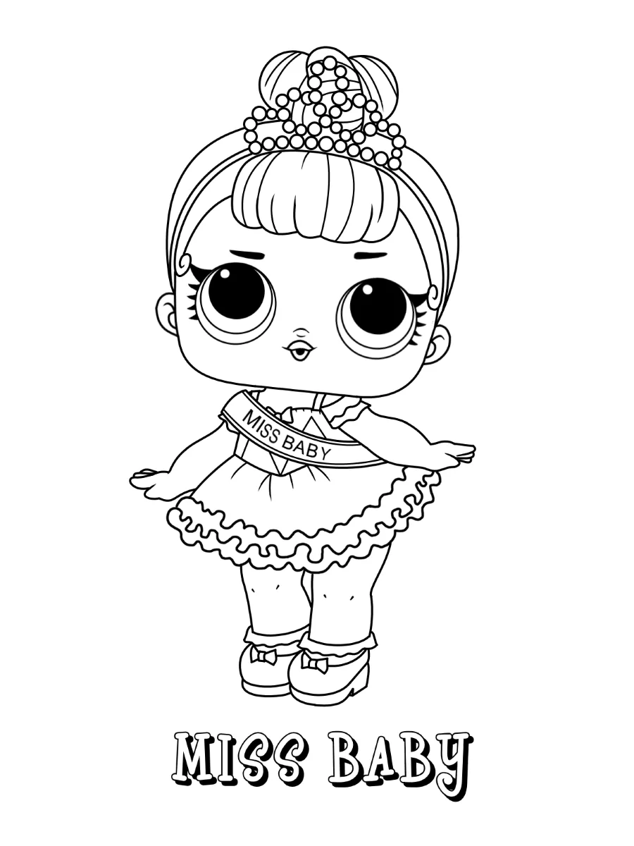 Miss baby lol doll fãrbung seite