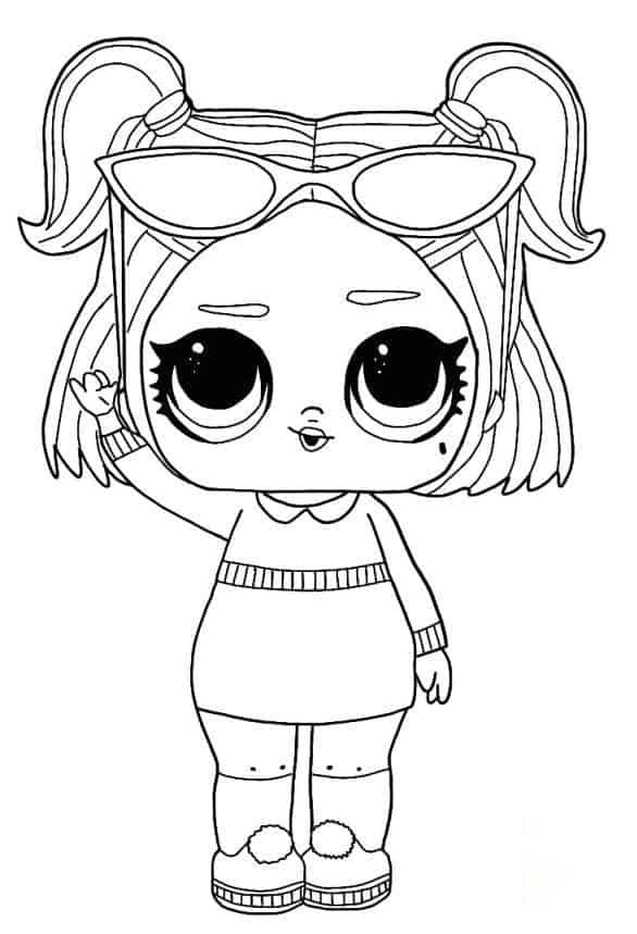 Lol surprise doll coloring pages