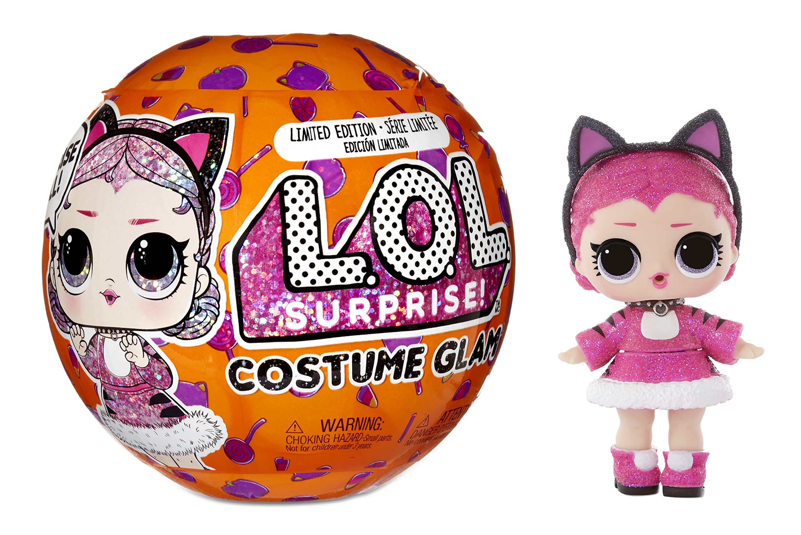 Lol surprise costume glam countess doll with surprises including halloween limited edition doll mix match accessoriesâ color change or water surprise