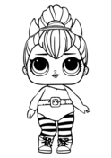 Lol surprise dolls coloring pages free coloring pages