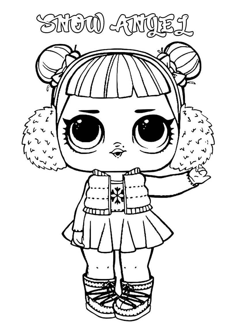 Lol surprise dolls coloring pages