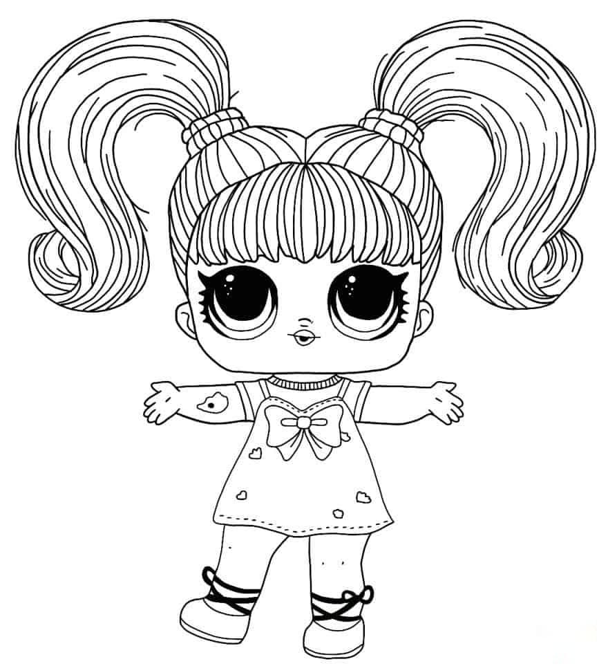Lol surprise doll coloring pages