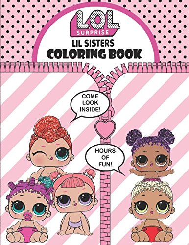 Buy lol surprise lil sisters coloring book over jumbo coloring pages that are perfect for beginners for girls boys and anyone who loves lol surprise lil sisters online at u