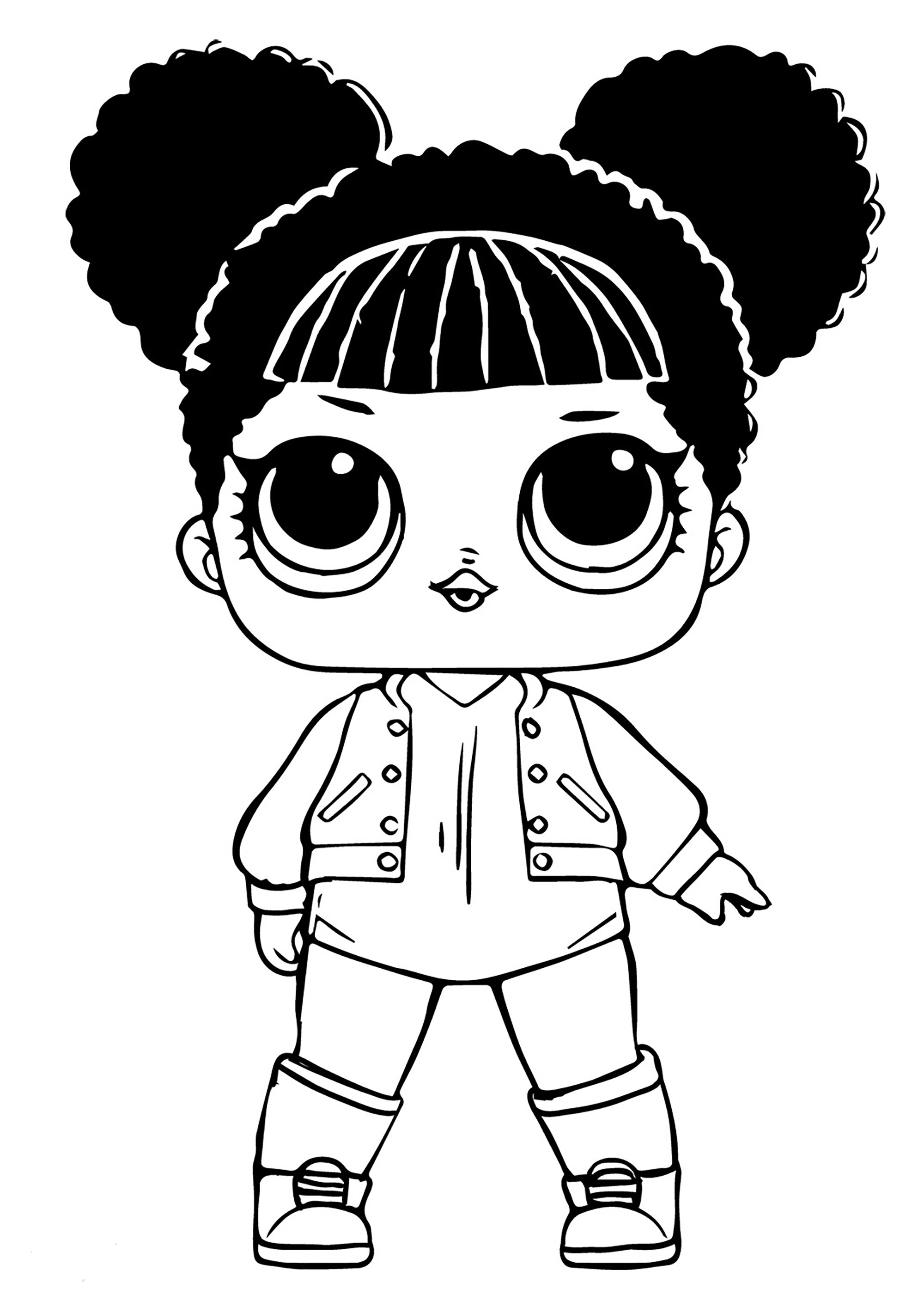 Lol surprise doll with brown hair