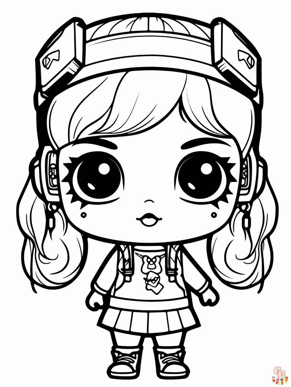 Fun and educational lol dolls coloring pages for kids
