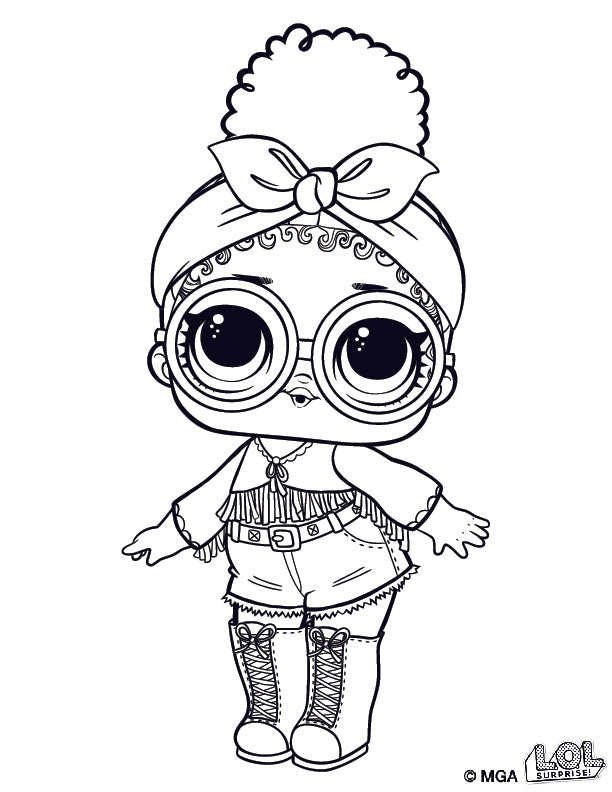 Lol surprise coloring pages