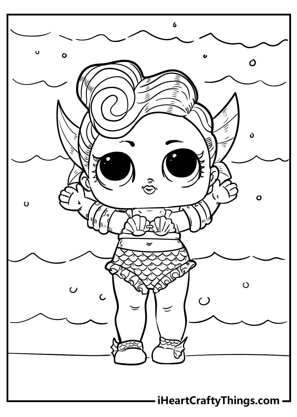 Lol doll coloring pages free printables