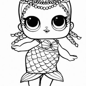 Lol surprise coloring pages printable for free download