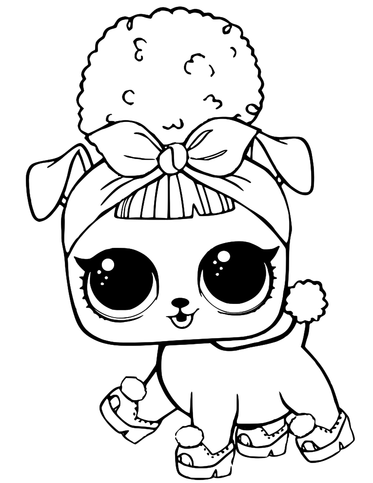Lol dolls coloring pages
