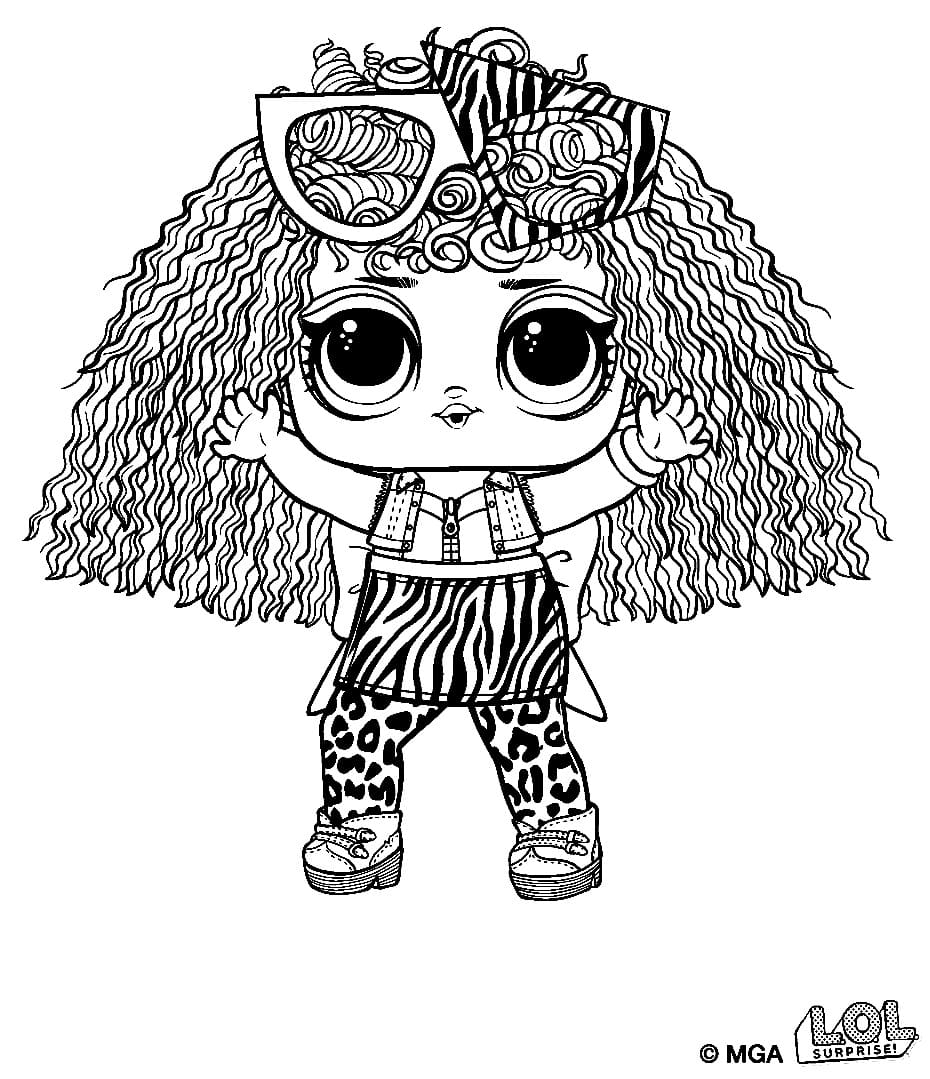 Valley bb lol surprise doll coloring page