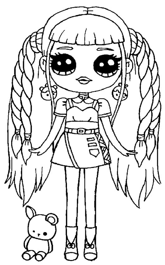 Lol surprise candylicious fashion doll coloring page â having fun with children