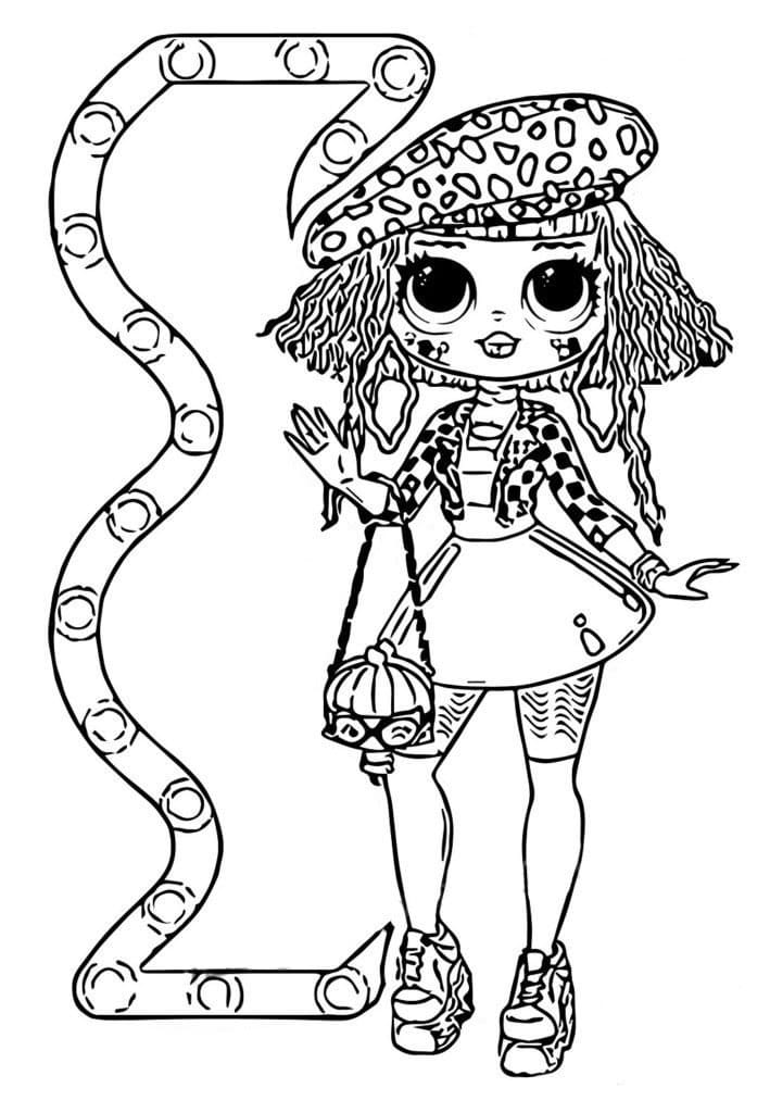Neonlicious lol omg coloring page