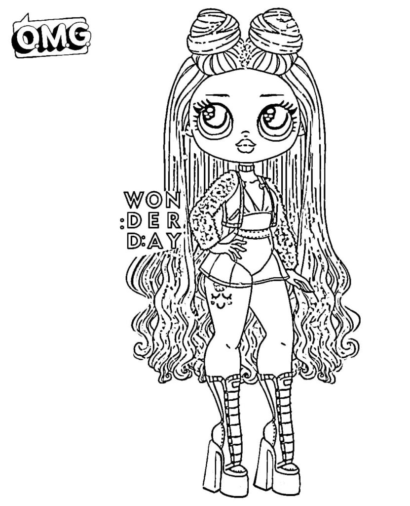 Coloring pages lol omg download or print for free