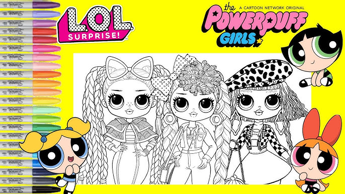 Lol surprise og dolls coloring book pages angles dazzle dollie speedster busy bb candylicious