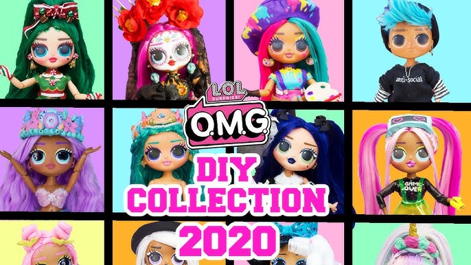 Guess the next lol omg diy makeover creating omg coloring page