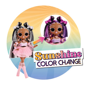 Omg sunshine makeover switch doll color change â lol surprise
