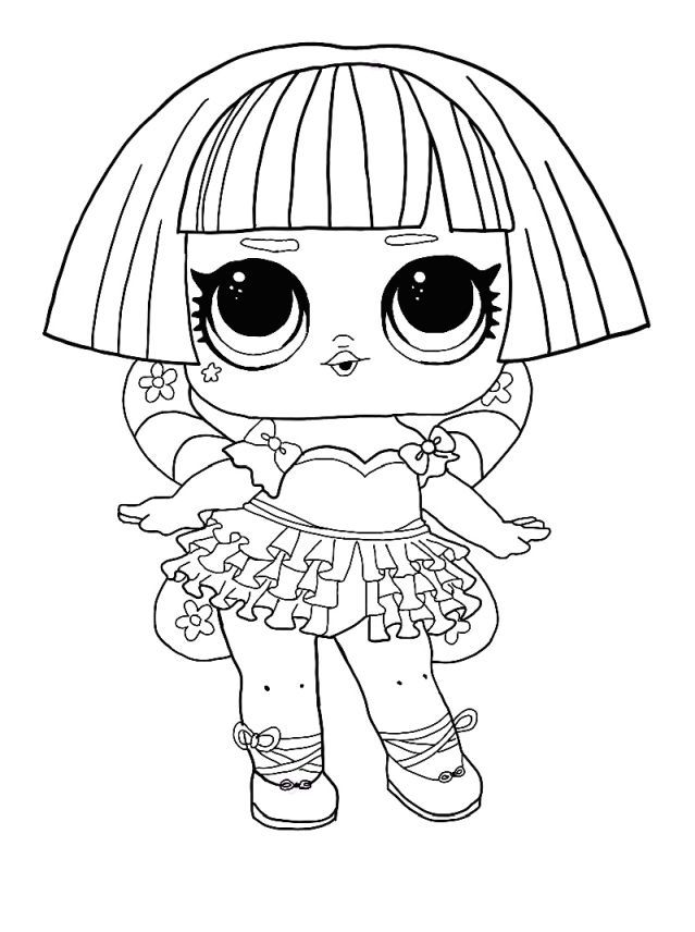Lol surprise winter disco coloring pages